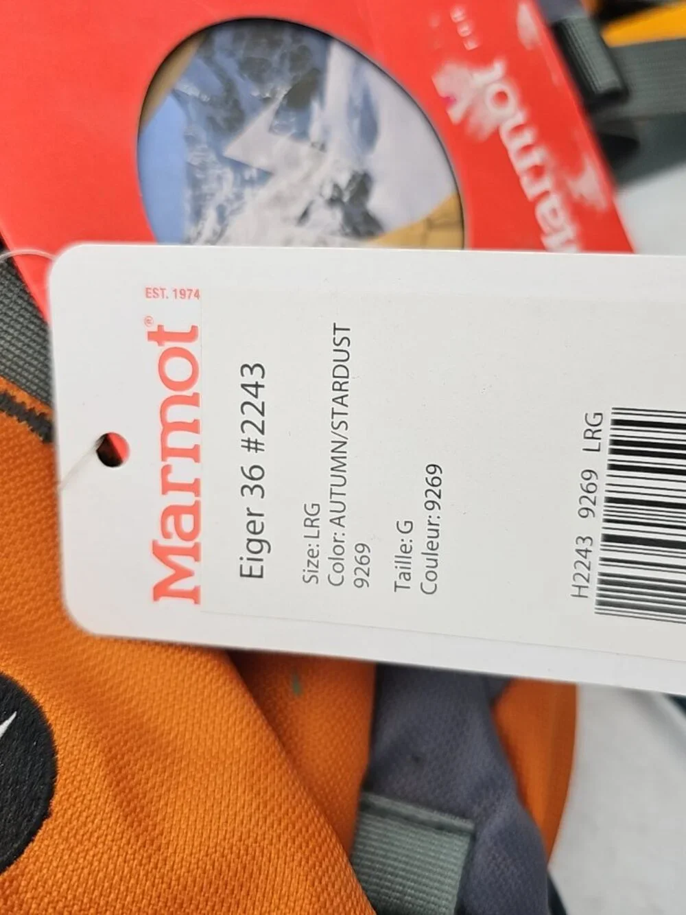 Marmot Eiger 36 Technical Hiking Backpack